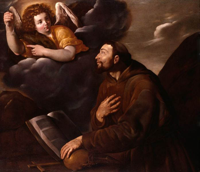 Saint Francis and the Angel